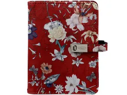 Organizer Kalpa Pocket+agenda 2025-2026 7dagen/2pagina's bloemen bruin