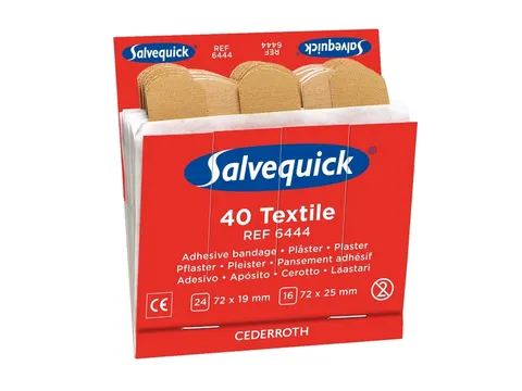 Pansements Salvequick recharge textile 6x 40 pièces