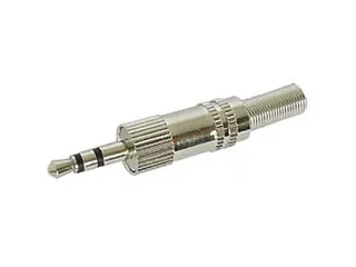 Mannelijke 3.5mm Stereo Jack - Vernikkeld - 1