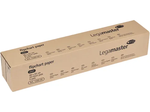 Flipoverpapier Legamaster blanco 20vel 5 Stuks