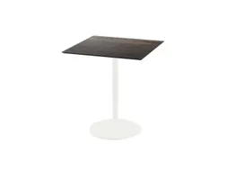 bistrotafel,HxBxD 730x700x700mm,rechthoekig,schotelvoet wit