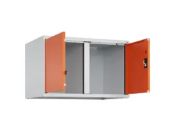 opzetkast,v. locker voor scheiding van kleding,2vak.,vak B 400mm