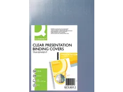 Voorblad A4 PVC Transparant 250 Micron Pak 100 Stuks