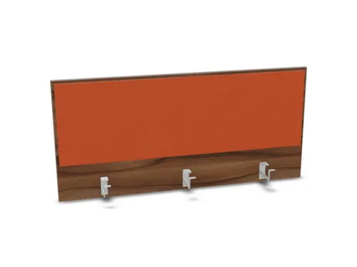 opzetpaneel bureau aanbouw achter NP-tiepolo nut BN3012-oranje 1200mm