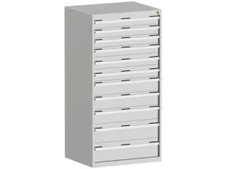 ladekast,HxBxD 1600x800x650mm,11lade(n),lade voor normale belastingen - 1