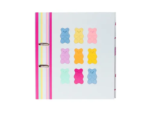 Ordner B'LOG SWEET CANDY A4 2r 8cm krimp a 2st 2 motieven