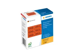 Herma 4802 Nummer Etiketten Rood