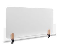 Bureauscherm Elements whiteboard 60x120cm klemmen