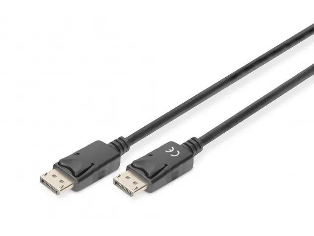 DisplayPort-aansluitkabel type DP M/M 3m UHD 4K DP 1.2 Zwart
