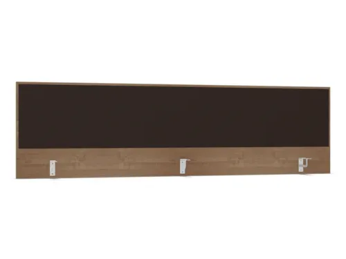 opzetpaneel,v. bureau,aanbouw achter,B 2000mm,NT-cherry,BN2036-bruin