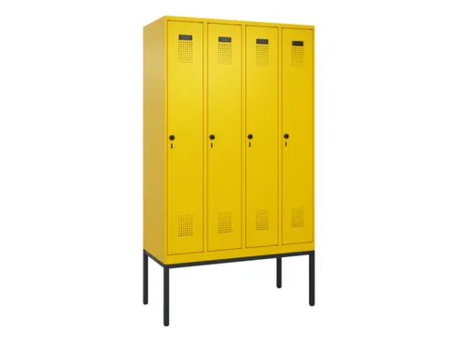 locker voor scheiding van kleding,HxBxD 2120x1200x500mm,4vak