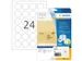 Etiquette de sécurité HERMA 4236 Transparente A4 ronde 40mm 600pcs