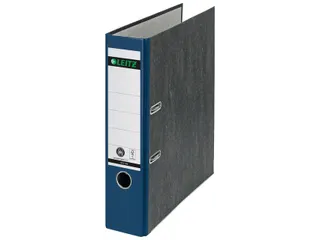Ordner Leitz 1080 A4 80mm blauw gewolkt 100% gerecycled karton - 2