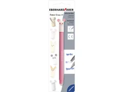 Gelpen Eberhard Faber Animal Erase-It blister ass. kleur schrijfkl. bl