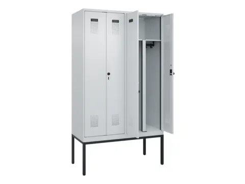PBM-locker,HxBxD 2120x1200x500mm,4vak,vak B 300mm,draaigrendel