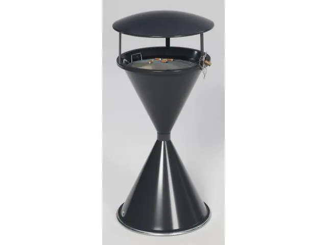 Zandasbak Zwartgrijs 960x440mm Overkapping Ketting En Hangslot