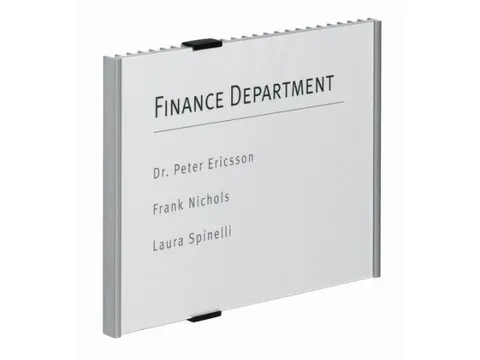 Durable deurbord InfoSign 297x210mm zilverkleur