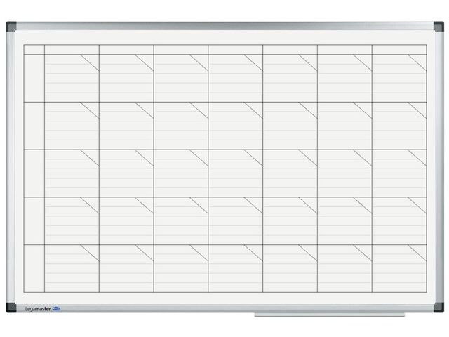 Legamaster Tableau planning universel blanc - 60 x 45 cm