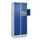 lockerkast,HxBxD 1950x800x500mm,2x5vakken,vak B 400mm,cil.-slot,sokkel