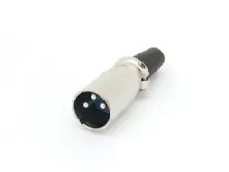 Mannelijke 3P Xlr Plug, Vernikkeld, Short Type