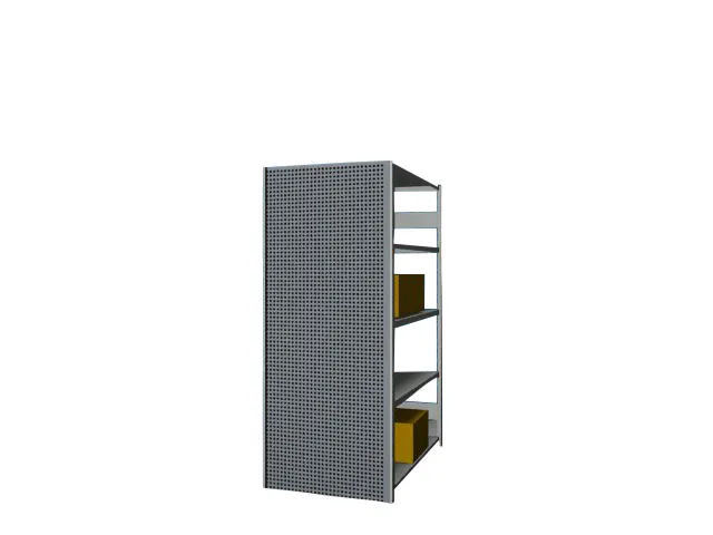 paroi latérale,p. rayonnage sans boulons,HxP 2000x800mm,acier,RAL7035