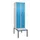locker voor scheiding van kleding,HxBxD 2120x600x815mm,2vak