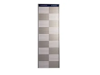 Menoor In-Uit bord 45 namen Aluminium Aanwezig/Afwezig Donkerblauw - 1