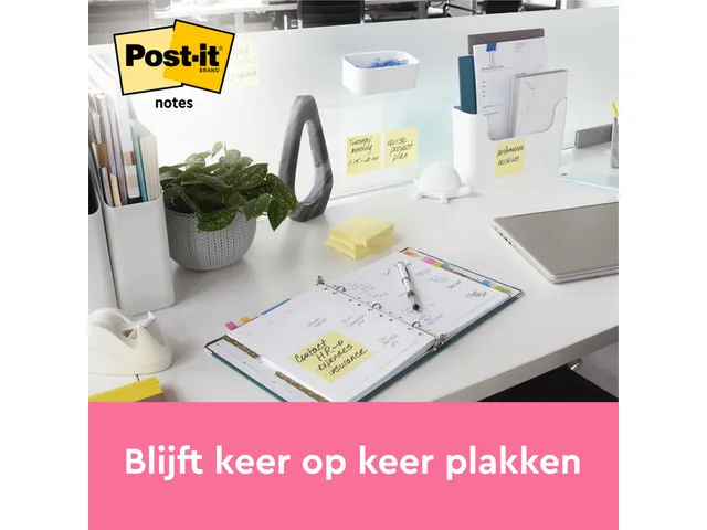 Memoblok 3M Post-it 563 101x101mm geel