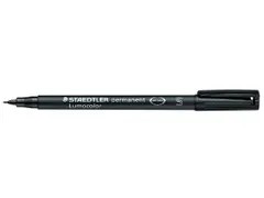 Viltstift Staedtler OHP Lumocolor 313 Zwart Super fijn 0.4mm
