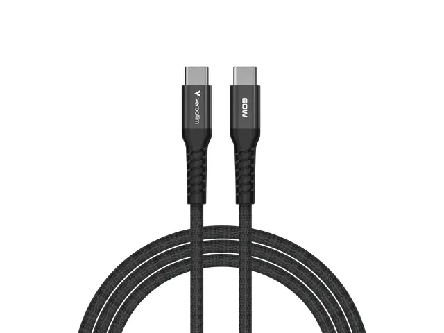 S+C Magnetische Usb-C Kabel zwart 60W 31859 480Mbps 1.20m