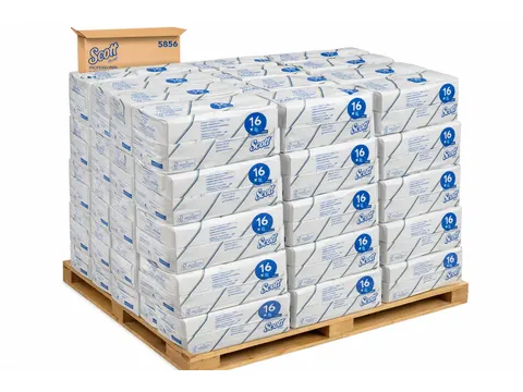 Handdoek Scott Slimfold m-vouw 1-laags 5856 Pallet