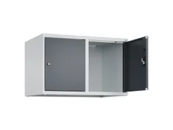 opzetkast,v. locker,2vak.,vak B 400mm,HxBxD 500x800x500mm,cilinderslot