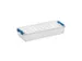Q-line opbergbox 2,5L transparant blauw - 38,8x14,2x6,5cm