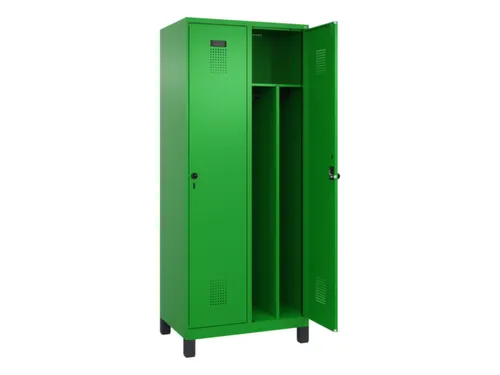 locker voor scheiding van kleding,HxBxD 1950x800x500mm,2vak