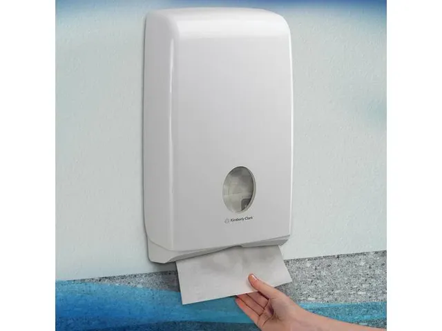 Scott 5856 Handdoeken Slimfold 1-laags M-vouw Wit 16x110st