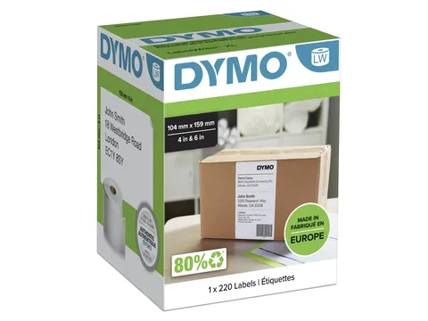 Etiket Dymo 904980 Labelprint 4xl Verzend 104x159mm S0904980