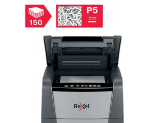 Papiervernietiger Rexel Optimum Auto+ 150M P5 snippers 2x15mm - 9