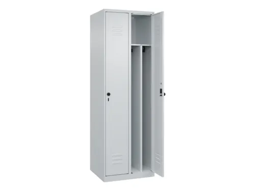 locker voor scheiding van kleding,HxBxD 1850x600x500mm,2vak