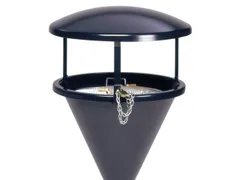 Overkapping Voor Zandasbak Ø 440Mm Verzinkt Ral7021