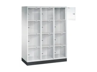 grootvolume-lockersysteem,HxBxD 1750x1220x500mm,3x4vakken,cil.-slot - 1
