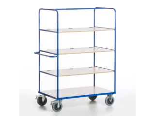 etagewagen,draagverm. 600kg,4etage(s),laadvl. LxB 1200x740mm,houtetage - 13