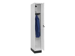 locker,HxBxD 1950x300x500mm,1vak,vak B 300mm,draaigrendel,sokkel