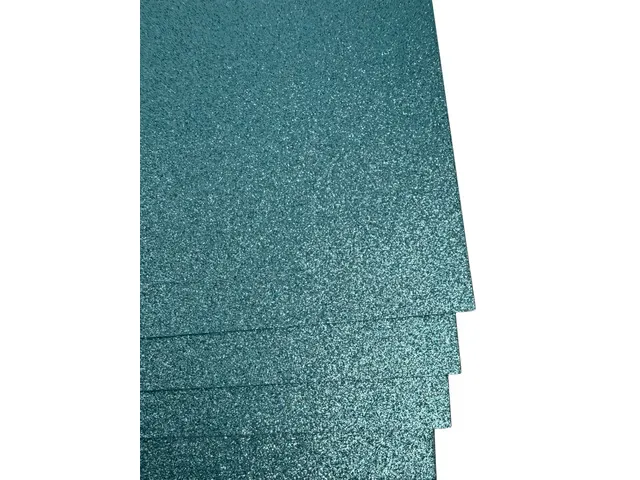 Glitterkarton Kangaro ijsblauw 50x70cm pak à 10 vel