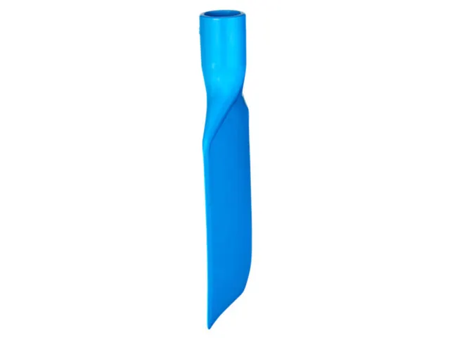 Hygiëne flexibel spatelblad Blauw met steelaansluiting 220mm