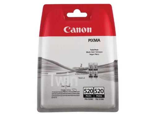 Canon PGI-520 Twinpack Inktcartridges Zwart Voordeelset