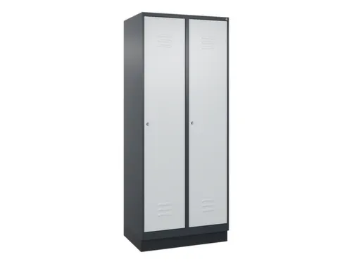 wasgoedverdeelkast,HxBxD 1950x800x500mm,vak B 400mm,cilinderslot