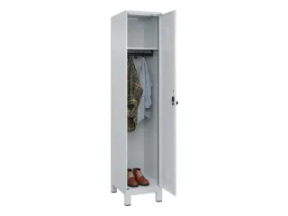 locker,HxBxD 1950x400x500mm,1vak,vak B 400mm,draaigrendel,voeten - 1
