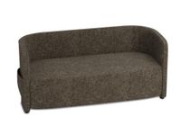 sofa 2-zits stof bruingrijs HxBxD 760x1570x760mm 2zijvakken