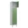 lockerkast,HxBxD 1950x400x500mm,1x4vakken,vak B 400mm,cil.-slot,voeten