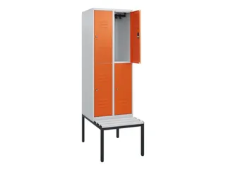 Dubbeldekse dekenkist,HxBxD 1950x600x815mm,2x2vak.,vak B 300mm - 2